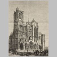 Arrivée du maréchal de Mac Mahon à la cathédrale de Bourges, le 29 juillet 1877, (Le Monde Illustré, 1877), Wikipedia.jpg